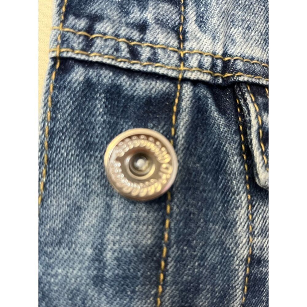 JAASE Embroidered Boho Denim Jean Jacket M - Picture 5 of 7